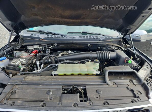 1FTFW1E14JFD80104 2018 FORD F150 Black უკანა სალონის ხედი