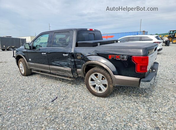 1FTFW1E14JFD80104 2018 FORD F150 Black უკანა მარცხენა