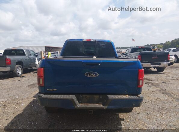 1FTFW1E14JFD80555 2018 FORD F150 Blue 