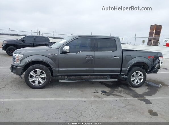 1FTFW1E14JFD86467 2018 FORD F150 Серый Панорамный вид салона 360°