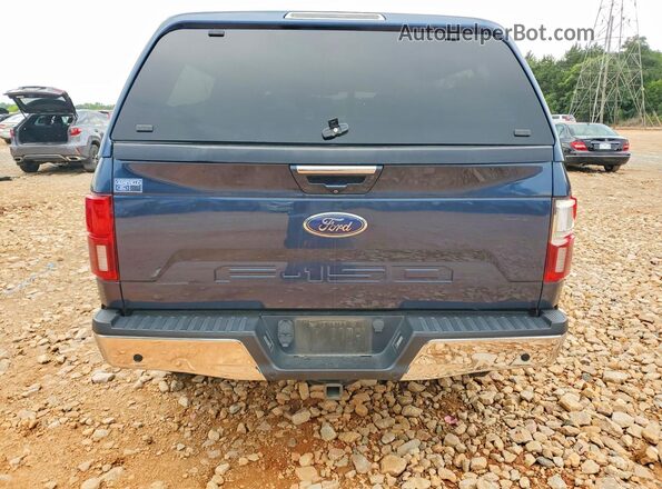 1FTFW1E15JFD79995 2018 FORD F150 Blue უკანა ხედი