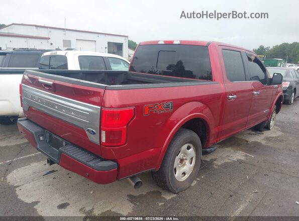 1FTFW1E16JFD49291 2018 FORD F150 Red Tył prawy