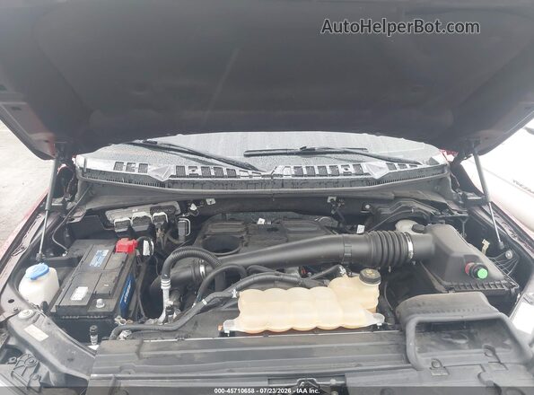 1FTFW1E16JFD49291 2018 FORD F150 Red Widok z tyłu