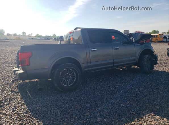 1FTFW1E18JFD82602 2018 FORD F150 Gray Trasero derecho