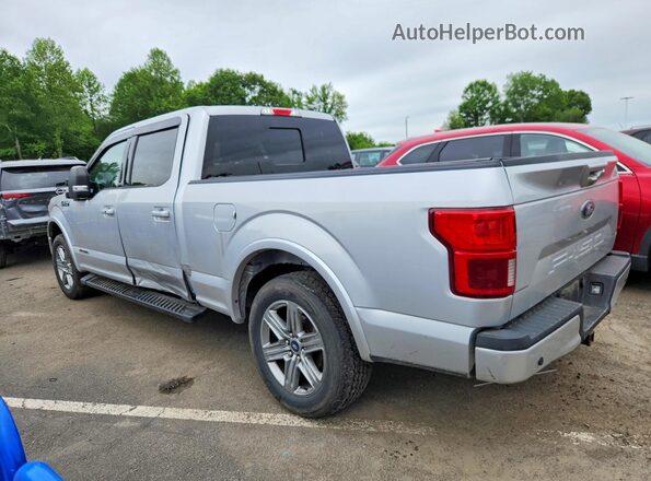 1FTFW1E18JFE25237 2018 FORD F150 Silver Trasero izquierdo