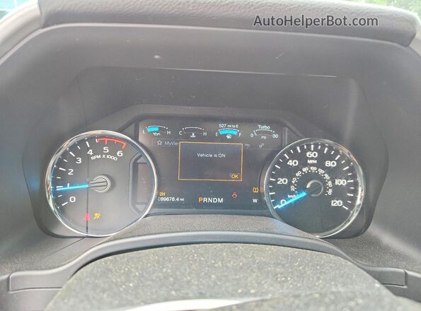 1FTFW1E18JFE25237 2018 FORD F150 Silver Vista del cuadro de instrumentos