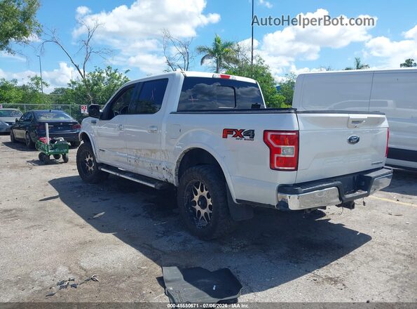 1FTFW1E19JFD49463 2018 FORD F150 White Tył lewy