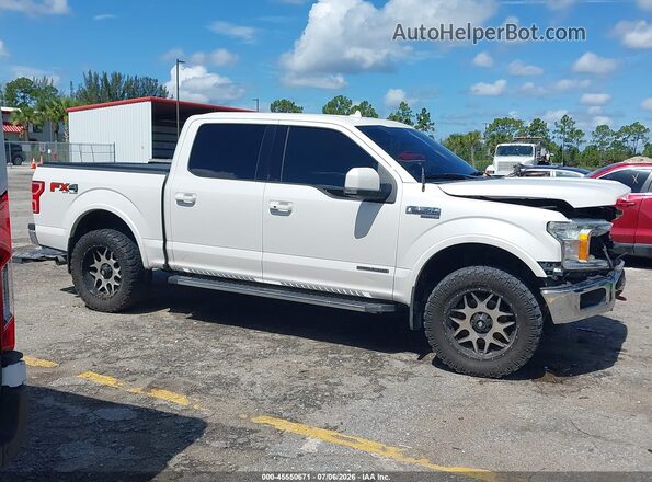 1FTFW1E19JFD49463 2018 FORD F150 White Widok wnętrza 360 stopni