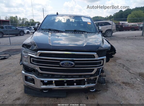1FTFW1E19JFE25568 2018 FORD F150 Dark Brown Rear interior view