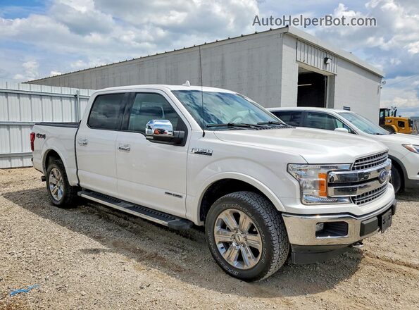 1FTFW1E1XJFD50010 2018 FORD F150 White Delantero derecho