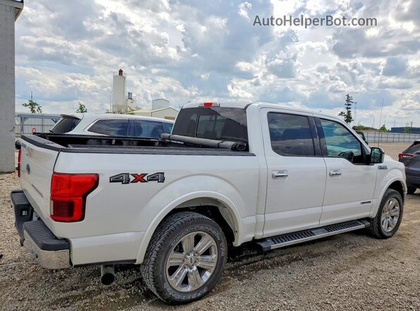 1FTFW1E1XJFD50010 2018 FORD F150 White Trasero derecho