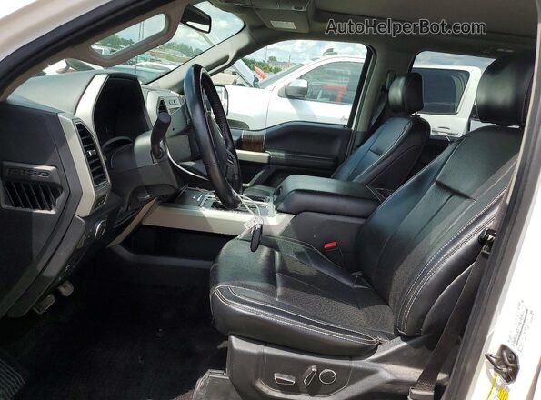 1FTFW1E1XJFD50010 2018 FORD F150 White Vista interior delantera