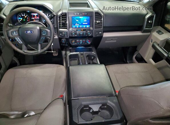 1FTFW1E40KFA34420 2019 FORD F150 Black Вид панелі приладів