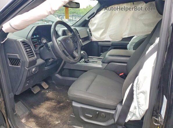 1FTFW1E40KKD66672 2019 FORD F150 Black წინა სალონის ხედი