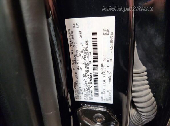 1FTFW1E41KFA62064 2019 FORD F150 Black Vista del compartimento del motor