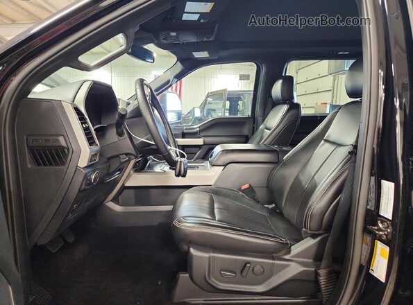 1FTFW1E41KFA62064 2019 FORD F150 Black Vista interior delantera