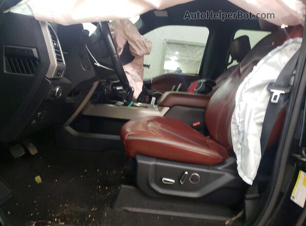 1FTFW1E43KFA44522 2019 FORD F150 Black Front interior view