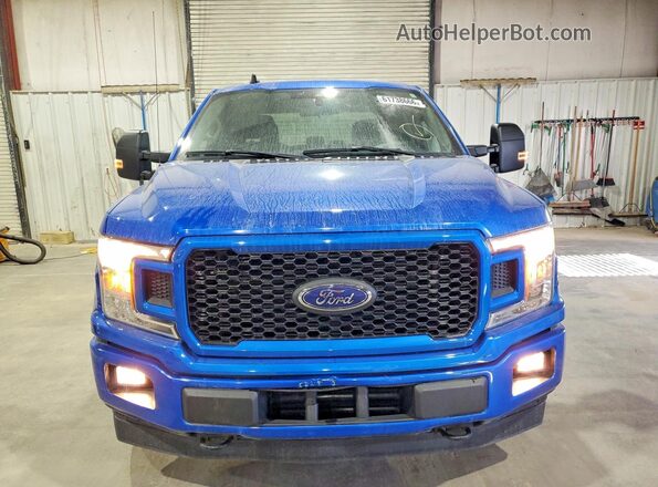 1FTFW1E46LFB74635 2020 FORD F150 Blue Front view