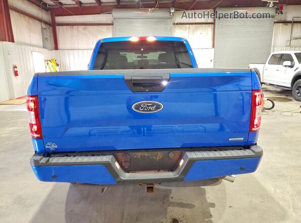 1FTFW1E46LFB74635 2020 FORD F150 Blue Rear view