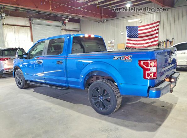1FTFW1E46LFB74635 2020 FORD F150 Blue Rear left