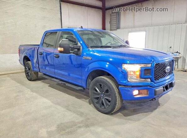 1FTFW1E46LFB74635 2020 FORD F150 Blue Front right
