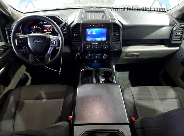 1FTFW1E46LFB74635 2020 FORD F150 Blue Dashboard view