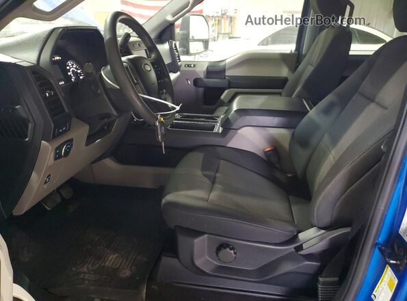 1FTFW1E46LFB74635 2020 FORD F150 Blue Front interior view