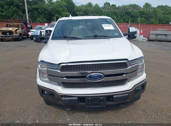 1FTFW1E49KFC74775 2019 FORD F150 White Вид щитка приладів