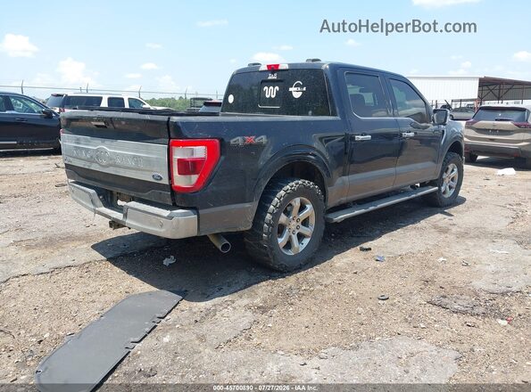 1FTFW1E50MFA59295 2021 FORD F150 Черный Задняя правая четверть