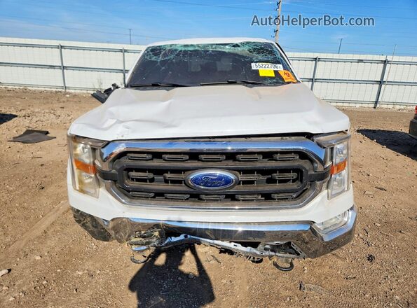 1FTFW1E50MFB80795 2021 FORD F150 White Դիմացի տեսք