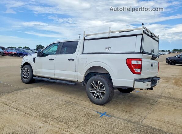 1FTFW1E51MFB53847 2021 FORD F150 White Հետևի ձախ
