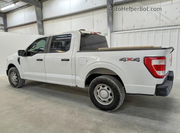 1FTFW1E51MFC04151 2021 FORD F150 White Հետևի ձախ