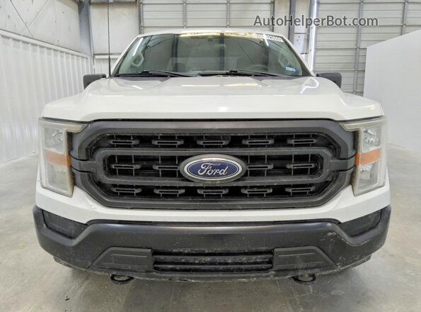 1FTFW1E51MFC04151 2021 FORD F150 White Դիմացի տեսք