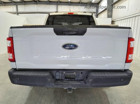 1FTFW1E51MFC04151 2021 FORD F150 White Հետևի տեսք
