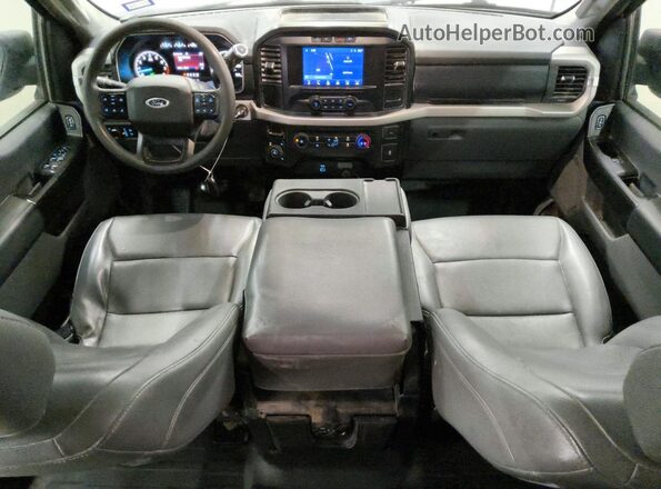 1FTFW1E51MFC04151 2021 FORD F150 White Առջևի վահանակի տեսք