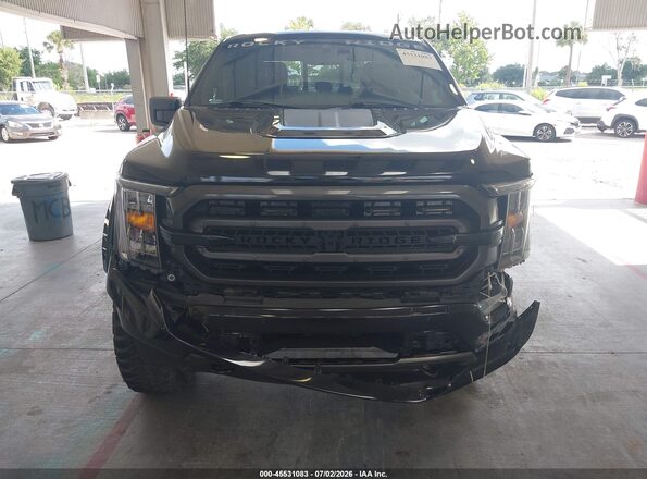 1FTFW1E51MKD34292 2021 FORD F150 Черный Вид задней части салона
