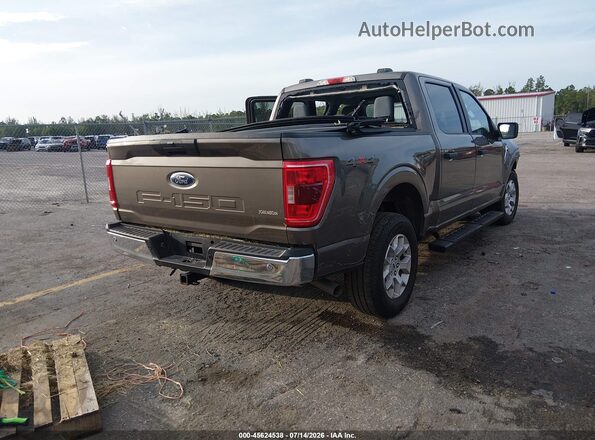 1FTFW1E51PFC34285 2023 FORD F150 Gold Trasero derecho