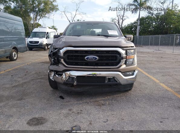 1FTFW1E51PFC34285 2023 FORD F150 Gold Vista del cuadro de instrumentos