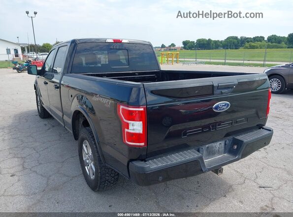 1FTFW1E52KKC13462 2019 FORD F150 Черный Задняя левая четверть