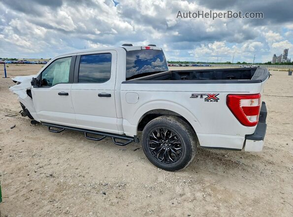 1FTFW1E52MFC30242 2021 FORD F150 White Հետևի ձախ