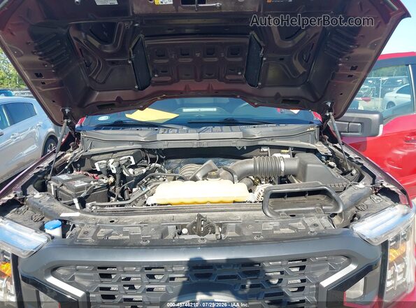 1FTFW1E52MKD18862 2021 FORD F150 Красный Вид сзади