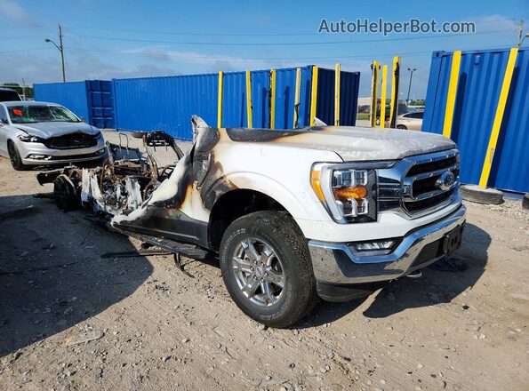 1FTFW1E52MKD31272 2021 FORD F150 White Delantero derecho