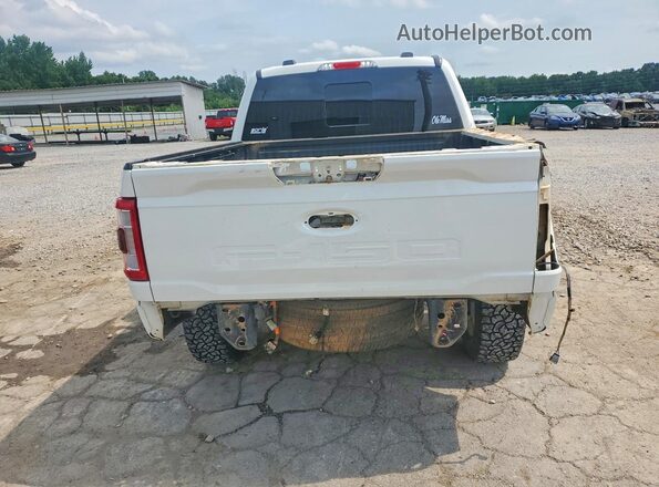 1FTFW1E52NFB74613 2022 FORD F150 White Rear view