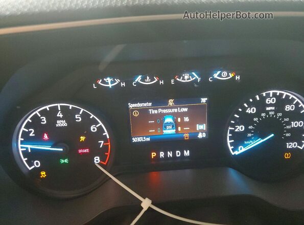 1FTFW1E52NFB79746 2022 FORD F150 White Instrument cluster view