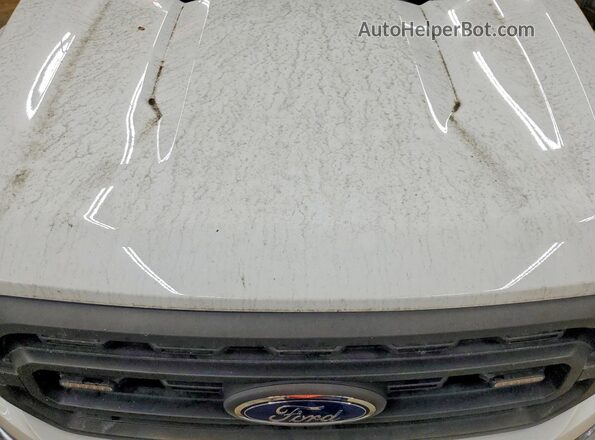 1FTFW1E52NFB79746 2022 FORD F150 White Rear interior view