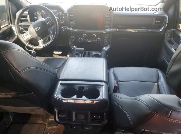 1FTFW1E52NFC01499 2022 FORD F150 Blue წინა პანელის ხედი