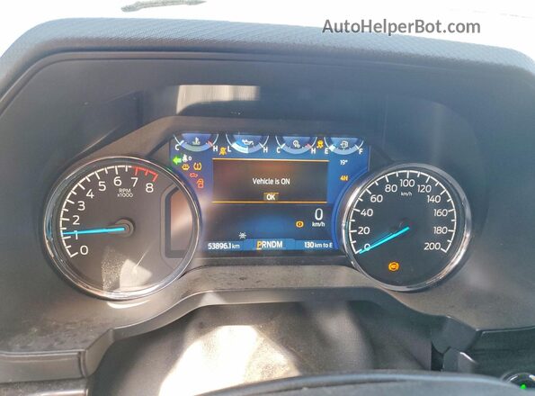1FTFW1E52NFC01499 2022 FORD F150 Blue ხელსაწყოთა პანელის ხედი