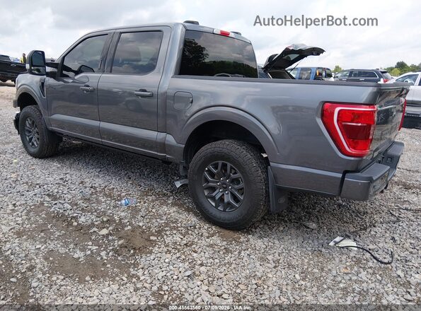 1FTFW1E52NFC27701 2022 FORD F150 Серый Задняя левая четверть