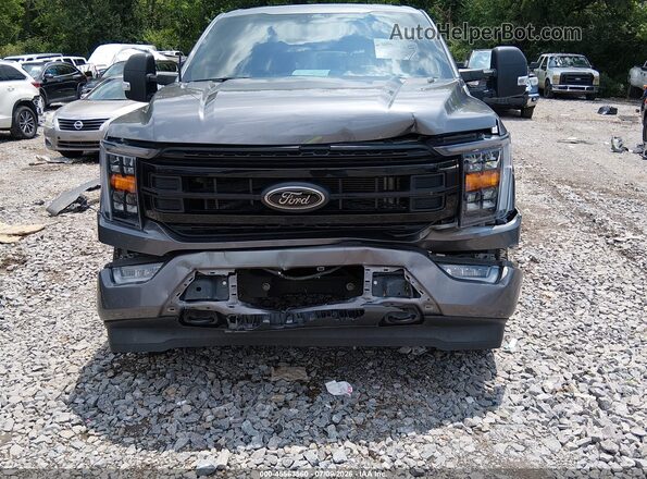 1FTFW1E52NFC27701 2022 FORD F150 Серый Вид спереди