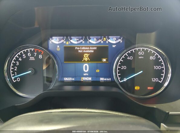 1FTFW1E52NKD17650 2022 FORD F150 White უკანა სავარძლების ხედი